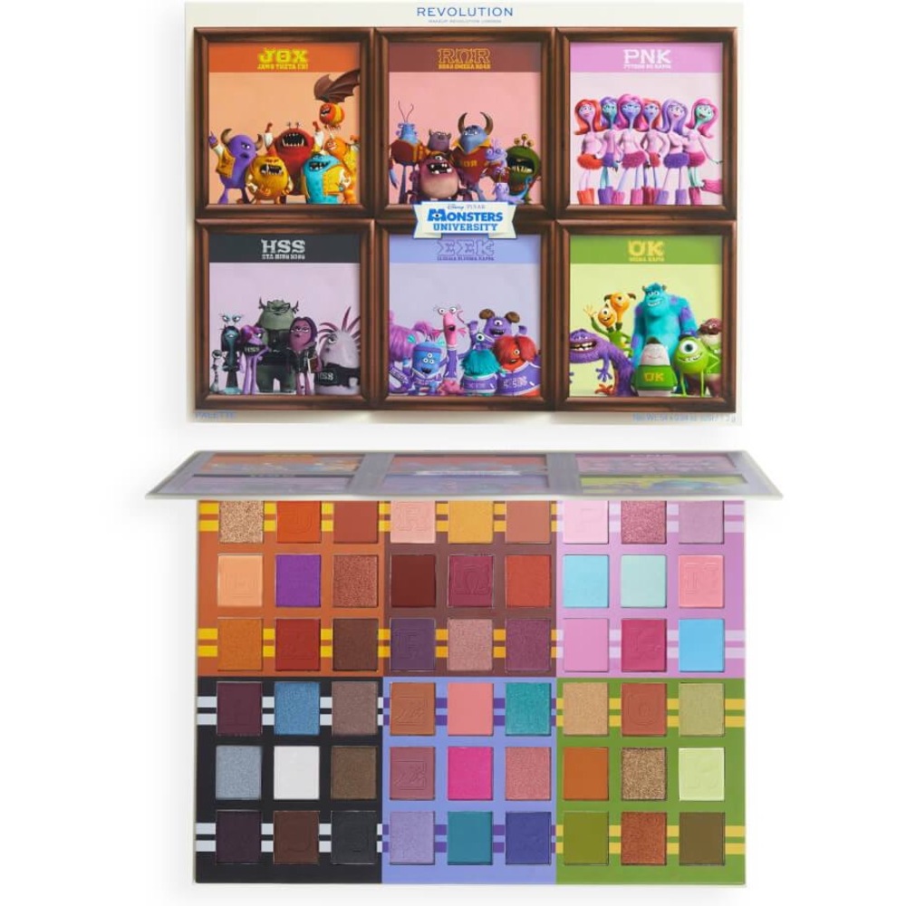 Monsters University Fraternity and Sorority Palette NWT